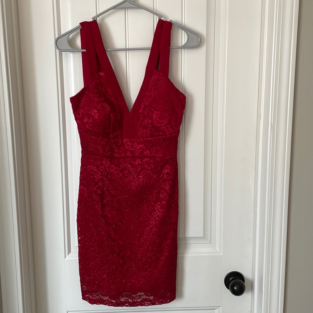 NWT red sparkly dress